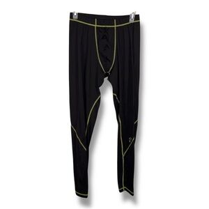 Medium Watsons Black Green Mens Lightweight Thermal Leggings Outdoor Sports